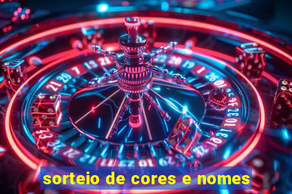 sorteio de cores e nomes